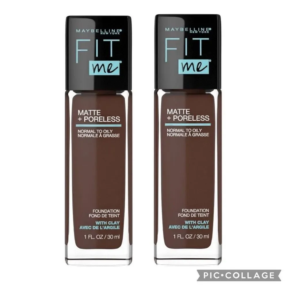 Lot of 2 380 Espresso Maybelline Fit Me Matte Foundation